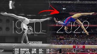 The Evolution of Gymnastics! Balance Beam throughout the Decades