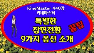 키네마스터 특별한 장면전환 9가지 옵션 소개 KineMaster 440강 키네마스터 장면전환 소개 4K 프로젝트 설정방법