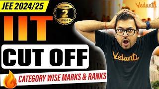 IIT Cut off for JEE 2024/25| JEE Category wise Closing Marks & Ranks | Harsh Sir@VedantuMath