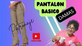 PANTALÓN BÁSICO. PATRONAJE