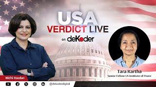 Tara Kartha on USA Verdict Live with Dr Prannoy Roy, Nidhi Razdan, Dorab