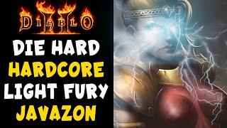 Die Hard Hardcore Lightning Fury Javazon Build for Diablo 2 Resurrected / D2R