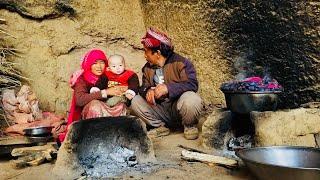 Cooking in the Caves of Bamiyan, Afghanistan. How people live 2024 in Afghanistan like fifth century