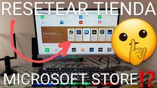  Cómo REPARAR, RESTAURAR y RESETEAR MICROSOFT STORE en WINDOWS 10 2024 SOLUCIÓN FÁCIL