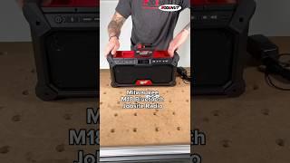 Milwaukee M18 Bluetooth Jobsite Radio #toolnut #shorts #milwaukeetools #radio #tools #music