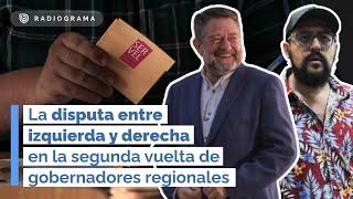 La disputa entre izquierda y derecha en la segunda vuelta de gobernadores regionales