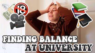 BALANCE AT UNIVERSITY | Week in The Life of a 3rd Year Uni Student During Exam Season