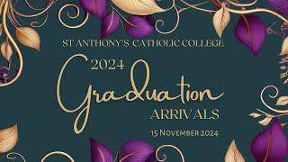 St Anthony's Catholic College 2024 Graduation Arrivals