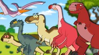 Cheerful Dinosaurs In The Dinosaur Family Forest | Cartoon For Kids | I'm A Dinosaur