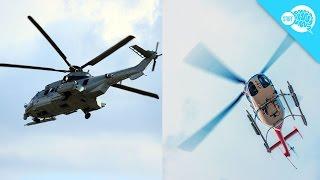 Here's Why Helicopter Blades Can Look Strange On Video