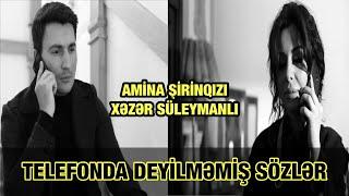 Amina ft. Xəzər Süleymanlı-Telefonda deyilməmiş sözlər (Aqşin Evrənin şeiri)