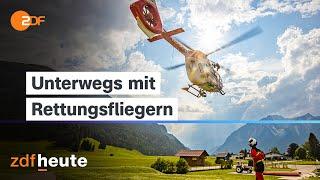 Helikopter-Crew-Einsatz nach schwerem Autounfall