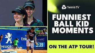 Funniest Tennis Ball Kid Moments! 