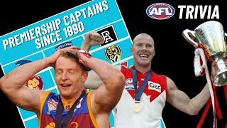 Every Premiership Captain in the AFL Era (AFL Trivia)