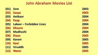 John Abraham Movies List