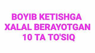 BOYIB KETISHGA XALAL BERAYOTGAN 10 TA TO'SIQ!