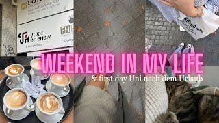 WERKEND IN MY LIFE | kochen, Jura intensiv, Wohnung streichen ‍