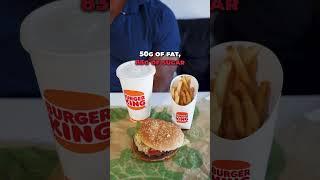 Impossible Whopper vs Meal Plan