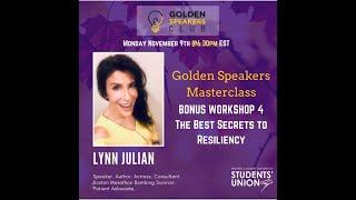 Masterclass Keynote Speaker: Secret To Resiliency, Lynn Julian, Boston Marathon Bombing Survivor