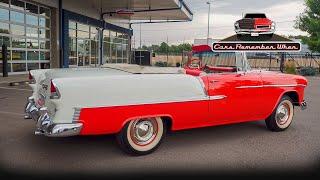 1955 Chevrolet Bel Air Convertible FOR SALE Restored Factory Style 265 V8