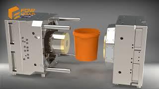 FOW-Plastic bucket mould supplier