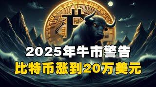 2025年牛市警告！比特币涨到20万美元？！ #比特币 #加密货币