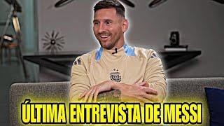  Los MEJORES MOMENTOS de la última entrevista de MESSI  Mundial 2026, Real Madrid, Familia y más️