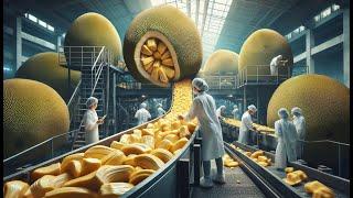 High-Yield Jackfruit Production Secrets in Thailand and Efficient Dried Jackfruit Processing