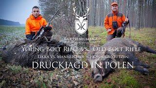 Young Bolt Rifle vs. Old Bolt Rifle - Wenn zwei Generationen auf die Jagd gehen - Drückjagd in Polen