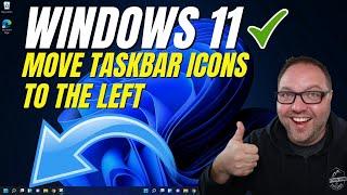 How to Move Taskbar Icons to the Left Corner - Windows 11