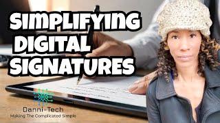 Digital Signatures Simply Explained