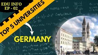 Top 5 Universities In Germany | "Edu Info" Series Tamil | Top 5 University | Germany Universities