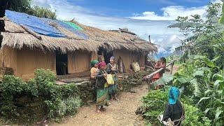 Beautiful And Organic Nepali Mountain Village Life of Nepal || Nepali Village Documentary Videos||