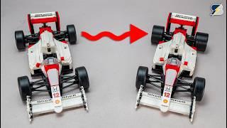 Fixing LEGO's McLaren MP4/4 mistake: The tire upgrade test