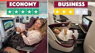 We Review Qatar Airways Economy vs Business Class