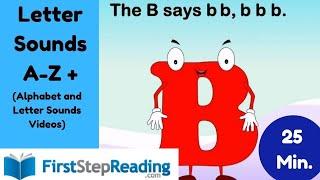 A-Z Letter Sounds / Alphabet  Videos, Learn the Letters and their Sounds, Phonics, English,  ESL