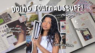 doing journal stuff  recent pages flip through + journal with me!