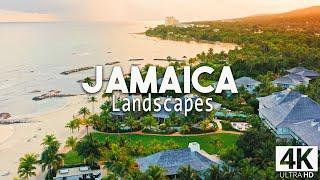 Flying over Jamaica 4k uhd - Relaxing Music Along With Beautiful Nature Videos - 4K Video HD