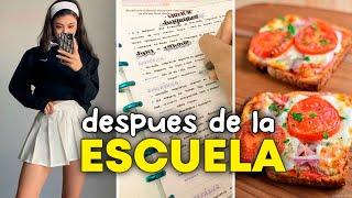 ¿Qué hacer DESPUÉS de CLASES? rutina en CASA