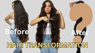 I CUT MY HAIR?! // watch me transform my hair