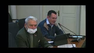 Александр Сафронов и Вера Галушко на совещании гордумы Краснодара