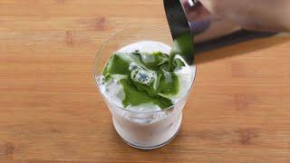 Iced Green Tea Latte Recipe | Iced Matcha Latte | Better Than Starbucks!