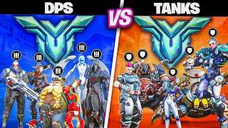 5 DPS vs 5 TANKS - Who wins?! (GRANDMASTER EDITION)