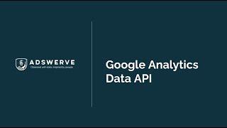 Google Analytics Data API 1