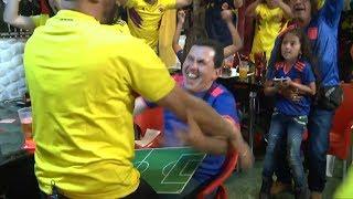 Colombian man helps blind, deaf fan experience joy of team's World Cup win