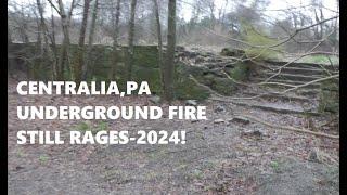 Eerie howling winds of Centralia PA & its underground mine fire still burning | 2 April 2024