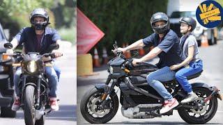 Ben Affleck on Motorbike With Son, Without Jennifer Lopez