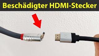 Ein Problem mit dem HDMI-Kabel. Der Kunde sagt, er wisse nicht, warum es nicht mehr funktioniert