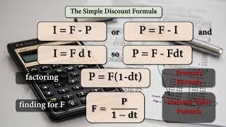 Mathematics of Investment - Simple Interest - The Simple Discount Formula (Topic 4)