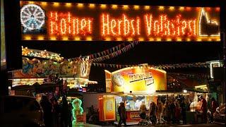 Kölner Volksfest am Deutzer Rheinufer bei Nacht - Retro Clip by kirmesmarkus 2021